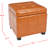 Graysie Faux Leather Ottoman-1421516752
