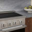 ZLINE 24 in. Satin Stainless Marino Induction Range with 3 Element Cooktop and White Matte Door