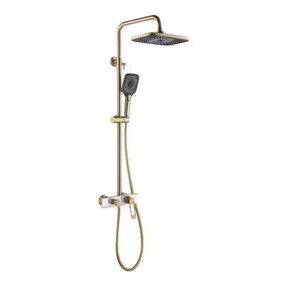 Robinet de douche à pluie avec valve brute