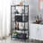 5-Tier Foldable Storage Shelf – Black