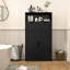 Armoire d'appoint avec 2 tiroirs et portes Ayvri-1868320065