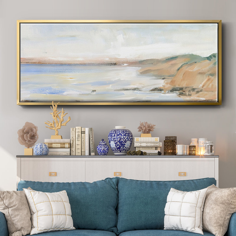 Shoreline Study II- Framed Canvas