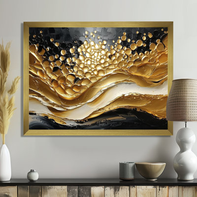 Almeida Golden Passage To Transitional Art III - Art sur toile transitionnel