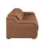 Canapé inclinable en cuir italien marron de 103 po Gracie Mills Riviera