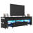 63" Tv Stand With Led Light & Power Outlets,Entertainment Center Tv Console With Storage,6 Drawers & 4 Storage Bags & Shelves,Media Console Table For 65/70/75 Inch Tv-114219368