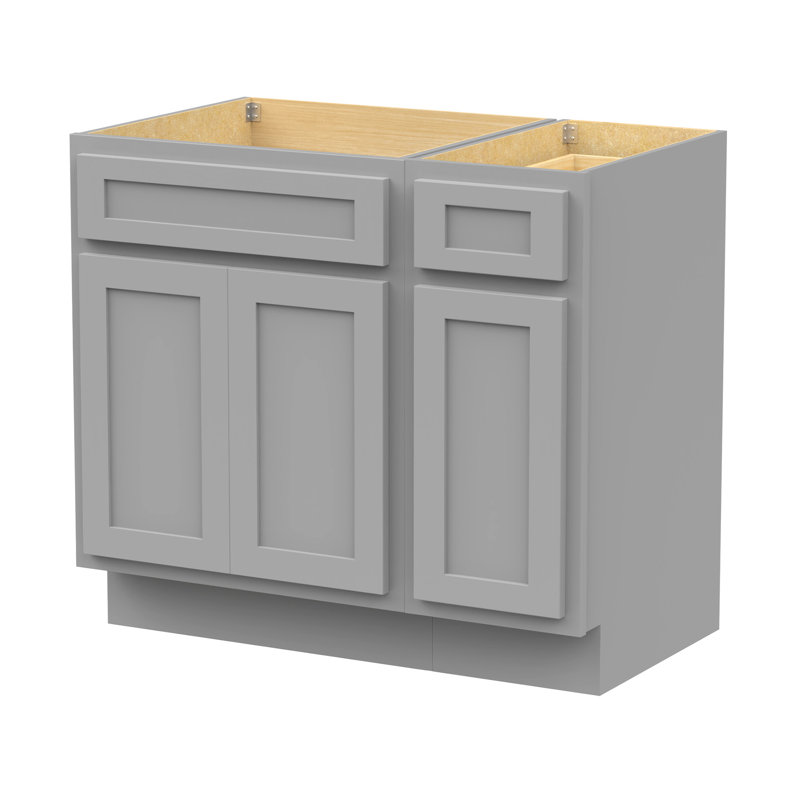 36'' Single Bathroom Vanity Base Only, Gray