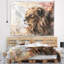 Tapisserie pacifique du lion Animal-28482777