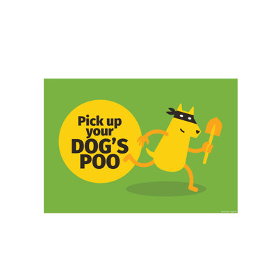 Pick Up Your Dog's Poo Yard Sign