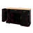 Kitchen Storage Sideboard, Extendable Dining Table, Adjustable Shelves, 3-Tier Pull-Out Rack-247768784