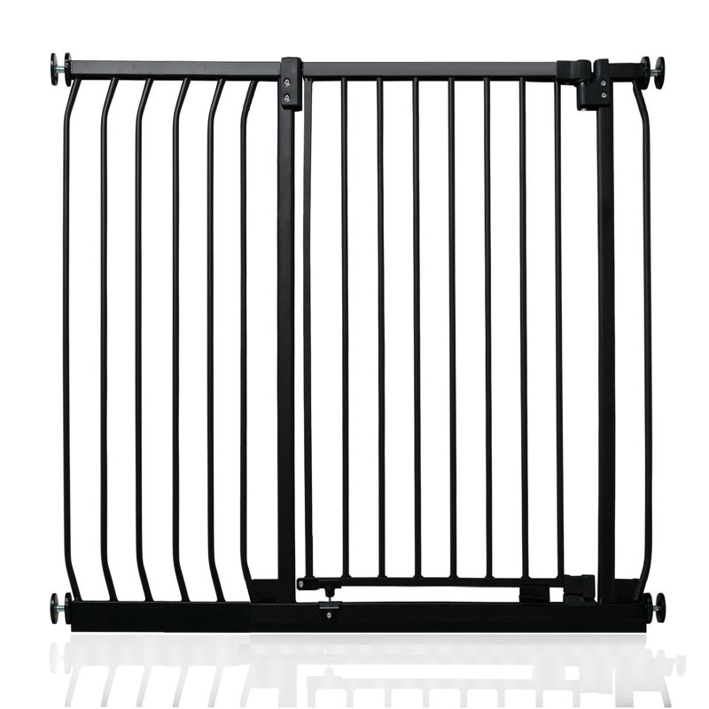 Elite Pressure Safety Gate, 105cm H x 107cm W x 2.3cm D, Matt Grey