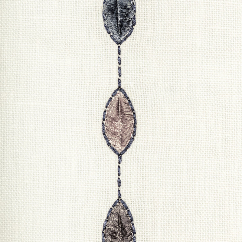 Gem Hoopla Fabric, Brown/Cream 