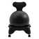 Backed Ergonomic Ball Chair with Wheels