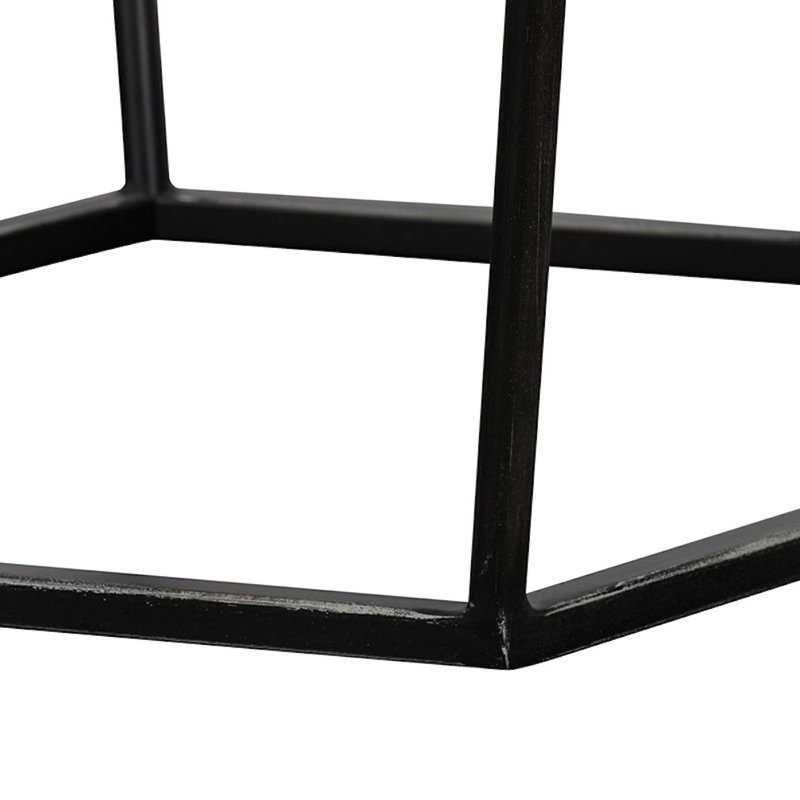 Table de bout en béton et métal Aster