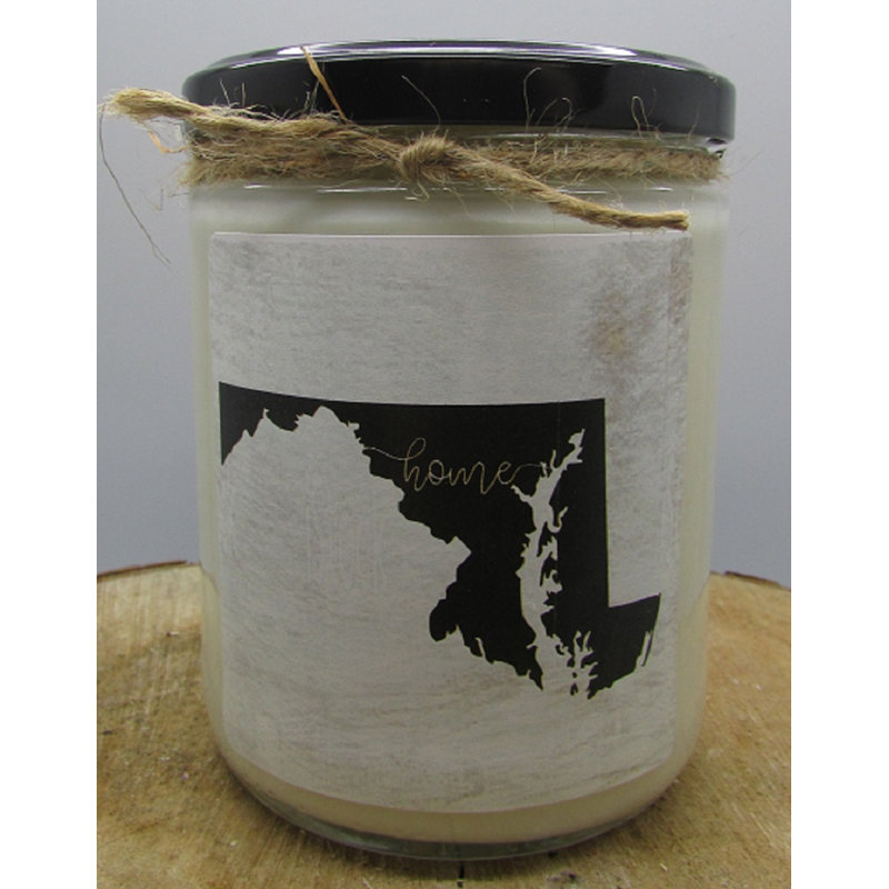 White Cotton And Bergamot Scented Jar Candle