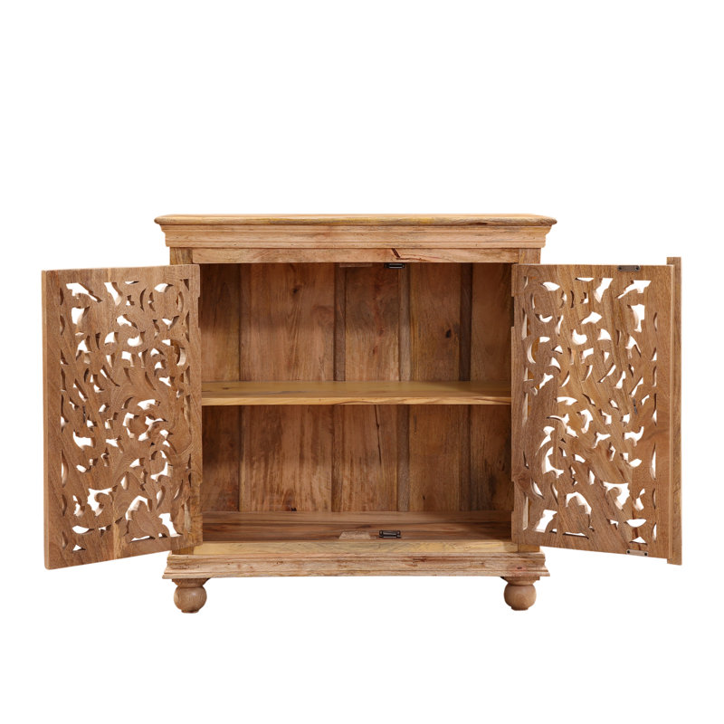 90cm Solid Wood Sideboard