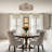Rattan Semi Flush Mount