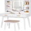 Forbes Dressing Table with Mirror