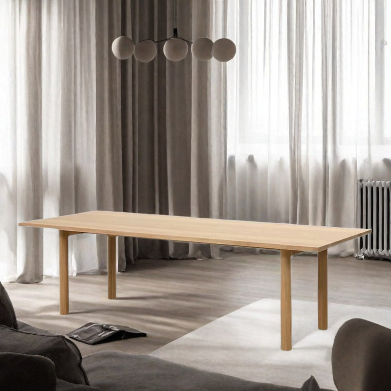 Table de salle à manger Veora, H 29,53 po x L 55,12 po x l 27,56 po