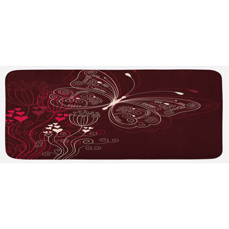 Tapis de cuisine romantique