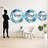Ocean Blue Mosaic Turquoise - tropical  Mirror, Blue Unique Wall Mirror, Printed Metal Art-99624739-122497351