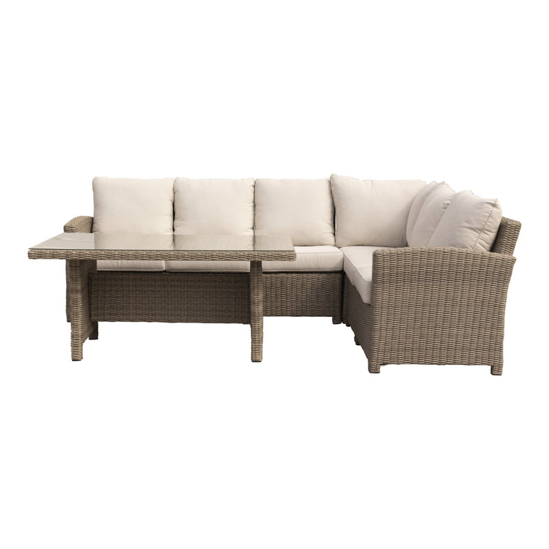 Lioba 6 - Person Patio Conversation Set with Cushions