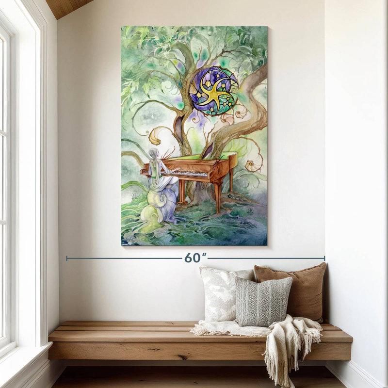 Abarca Nine Of Pentacles, 51" H x 34" W