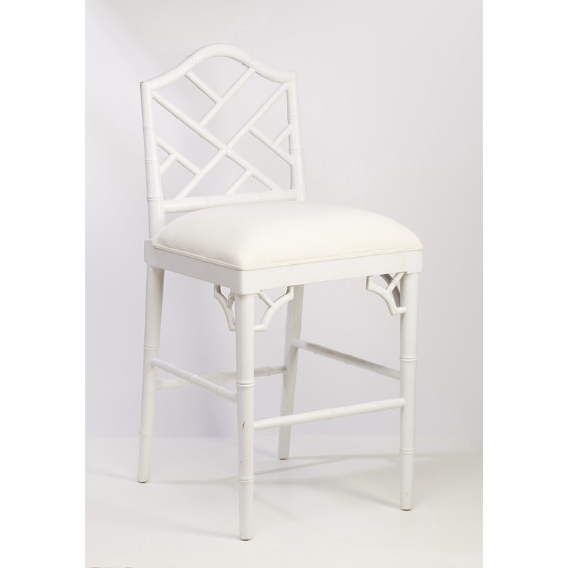 Daesy 42'' Bar Stool, White