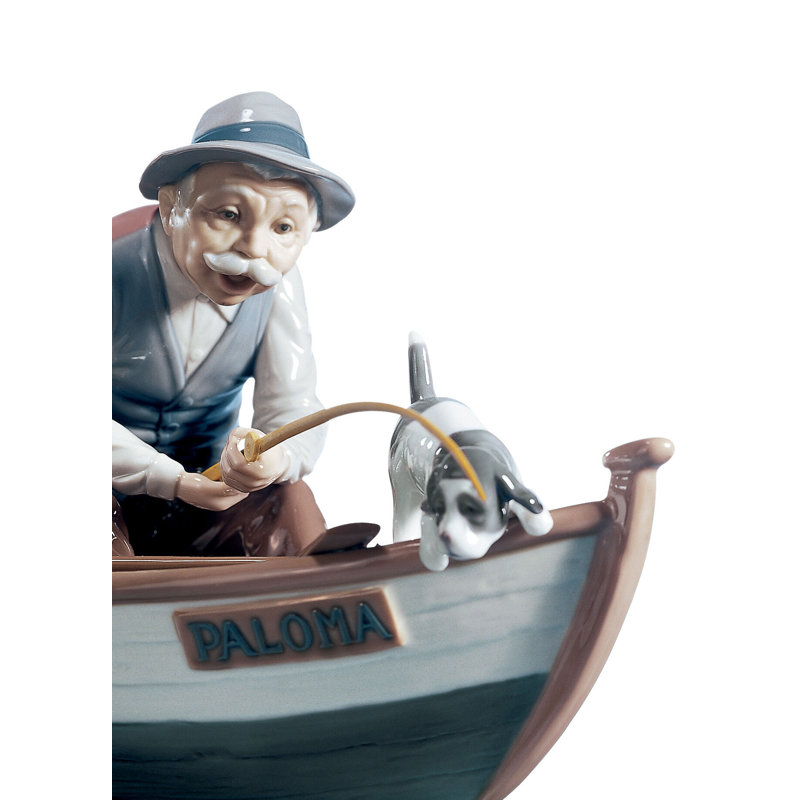 Fishing with Gramps Figurine