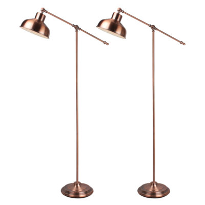 Langer Swing Arm Floor Lamp Set