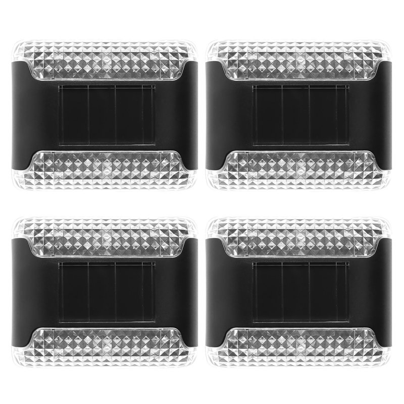 4PCS lumière solaire décoration extérieure cour murale lumière de nuit extérieure, B