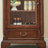 Maroon Solid Wood+Glass Display Cases