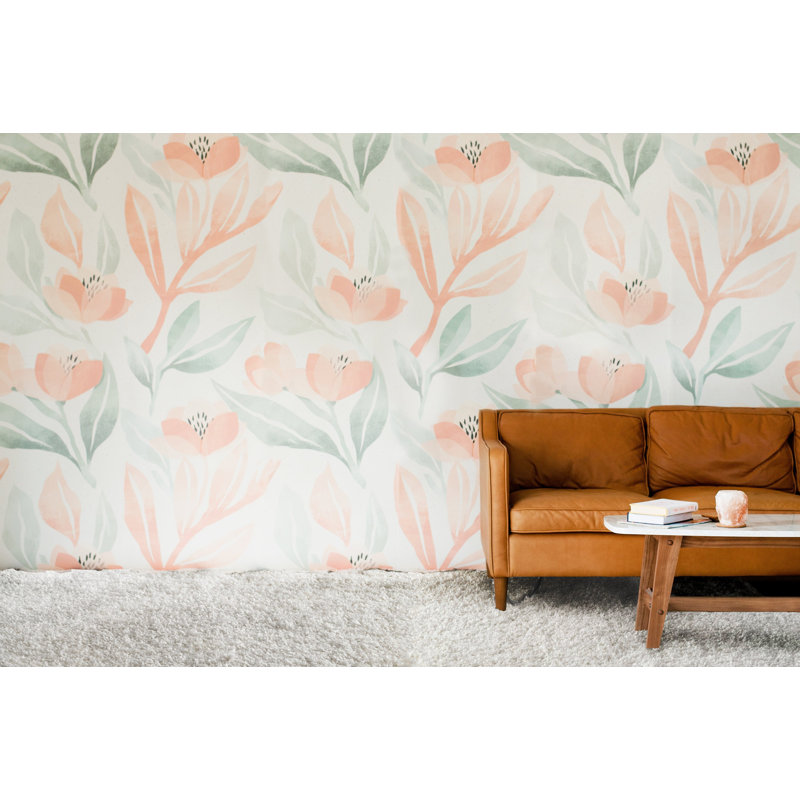 Floral Wallpaper, Pre-Pasted