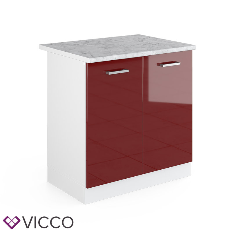 Meral Matte Sink Unit, Red