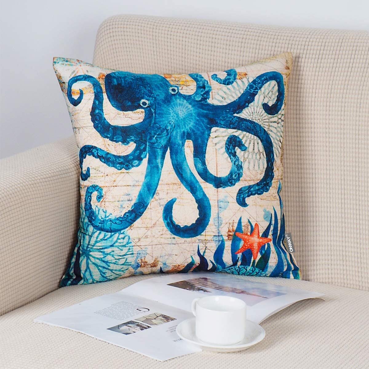 Octopus pillow cover sale