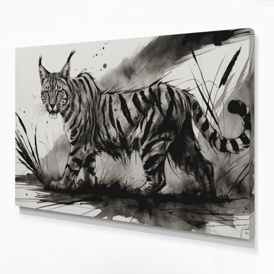 Art sauvage sur toile brun