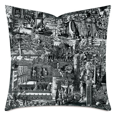 Coussin décoratif imprimé Montaza