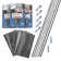 Palisade 25.6 in. x 14.8 in. Tile Shower and Tub Surround Kit in Prado Granite