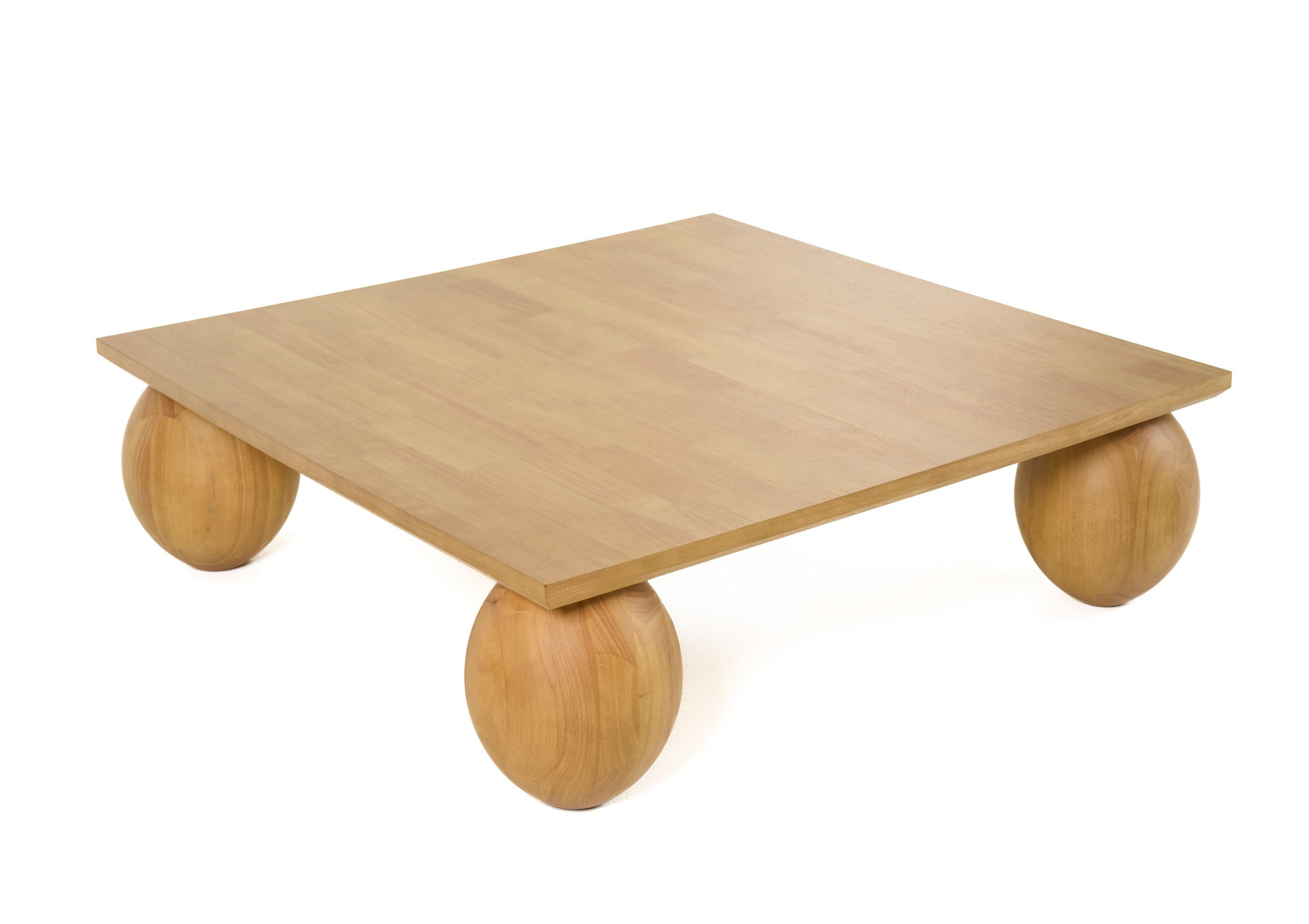 VIG Furniture Optima - Modern Natural Rubberwood Square Coffee Table ...