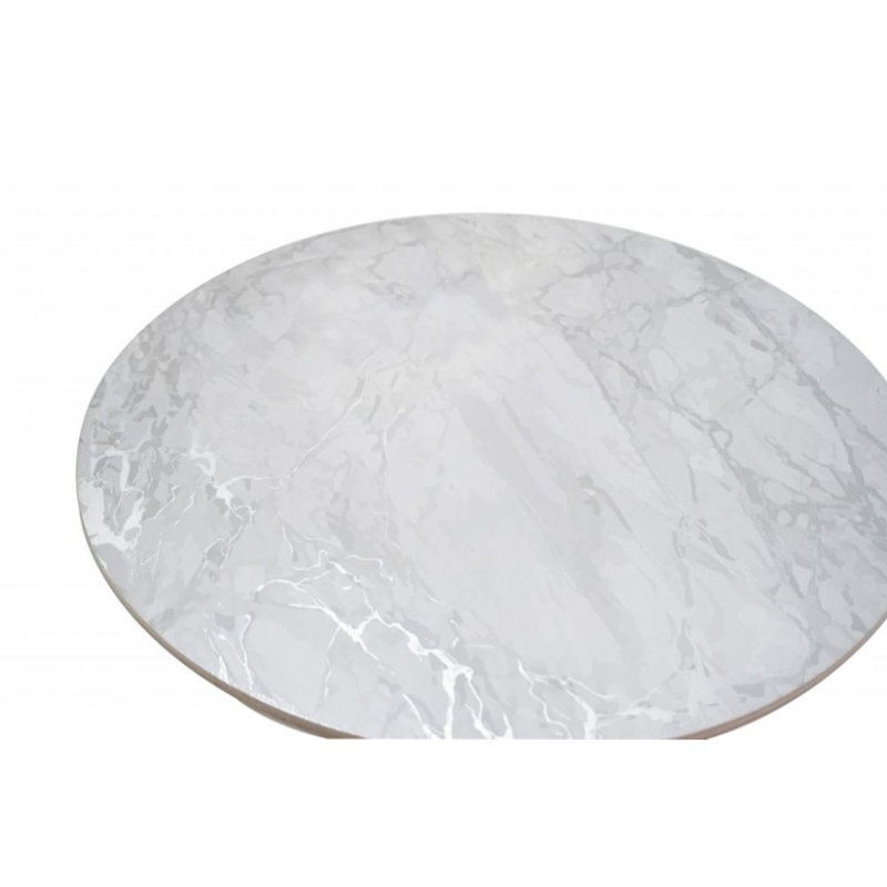 Silver Marble Swirl Cork Round Placemats, Set of 2