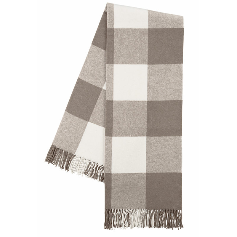 Buffalo Check Throws, Brown