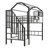 Metal Loft Bed With Roof Design And A Storage Box, Twin, Black-811167585