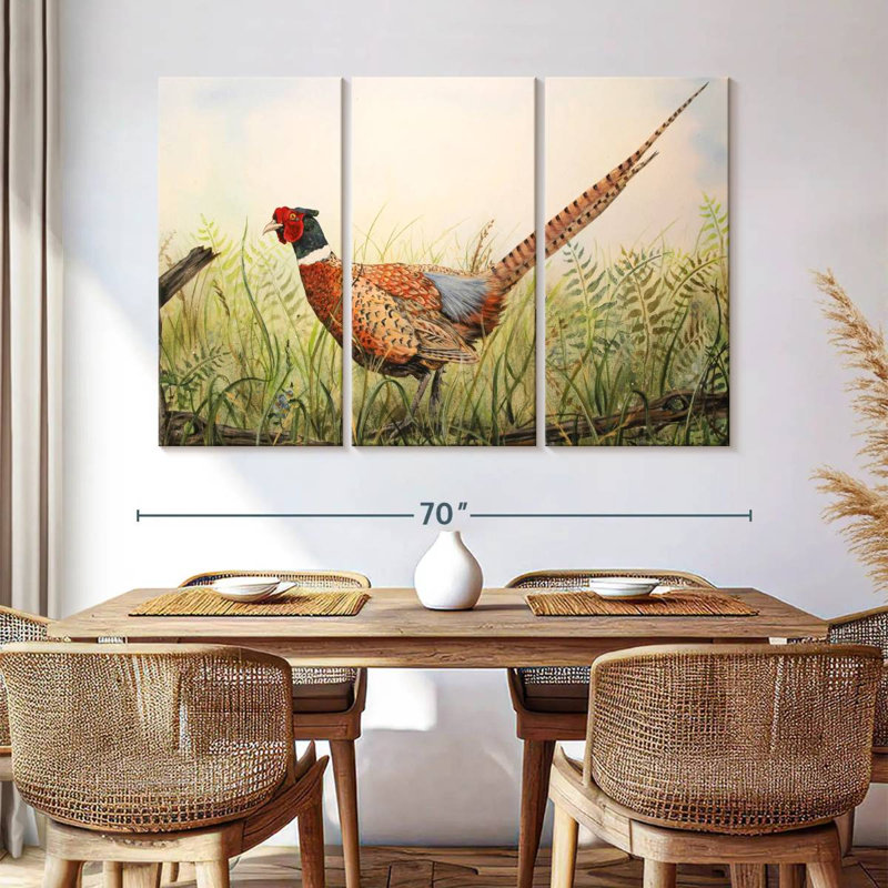 Brampt Glorious Pheasant, 42" H x 65" W