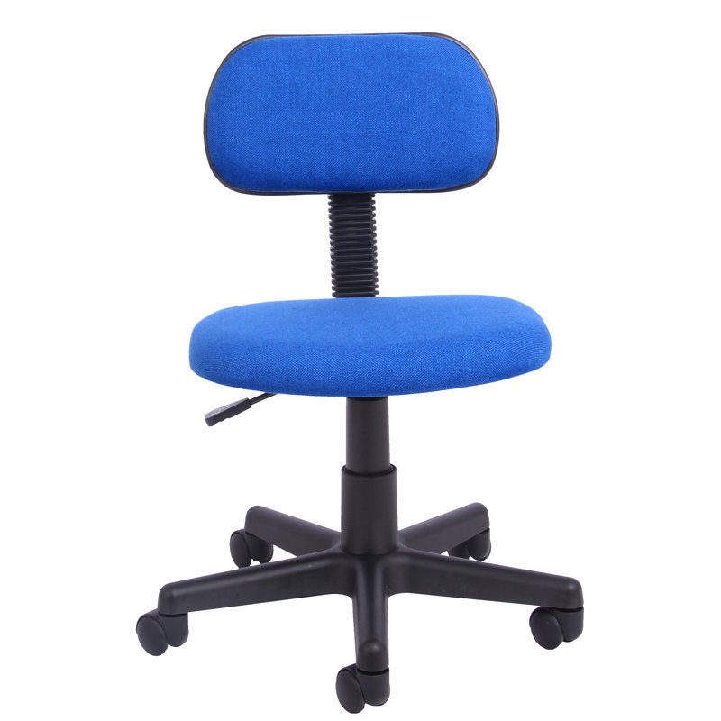 Polyester Blend Office Chair, Blue