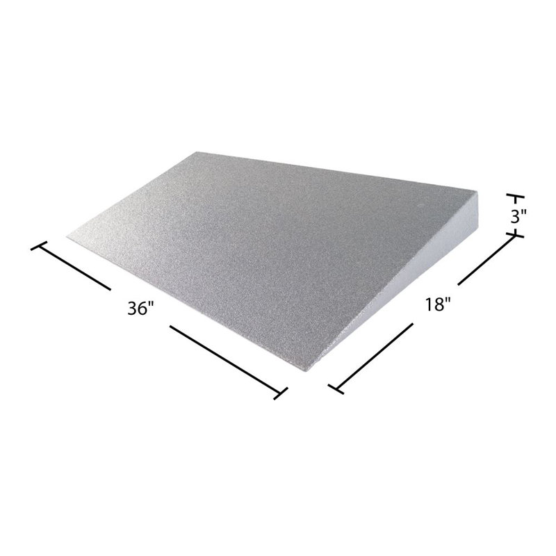 Silver Spring Foam Threshold Ramp, 3" H x 36" W x 18" D