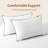 King Size Down Blend Medium Support Bed Pillow-1920503751