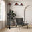 Natural Mica 3 Light Arc Floor Lamp - 86", Espresso Wood , Bronze & Amber Mineral Mica, Dimmer Switch, X-base-1876156723