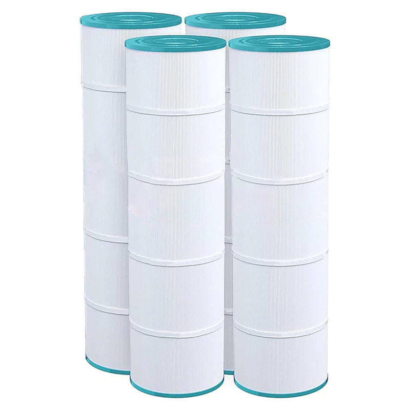 Hurricane Advanced Pool Filter Cartridge for C-7487, PA100N & FC-1270 (4 Pack)
