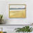 Ochre Seaside II -Framed Print - Restickable
