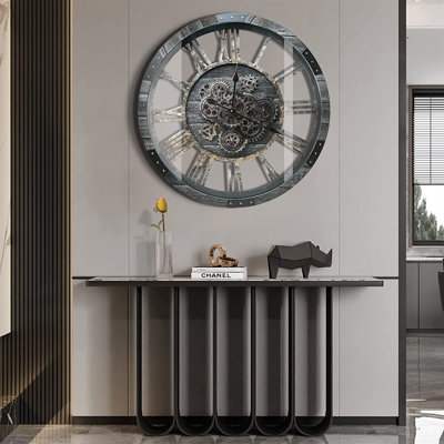 Jauwana Solid Wood Wall Clock