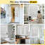 Film d'intimité pour fenêtre décoratif pour porte d'entrée, autocollant de vitrail statique pour salle de bain